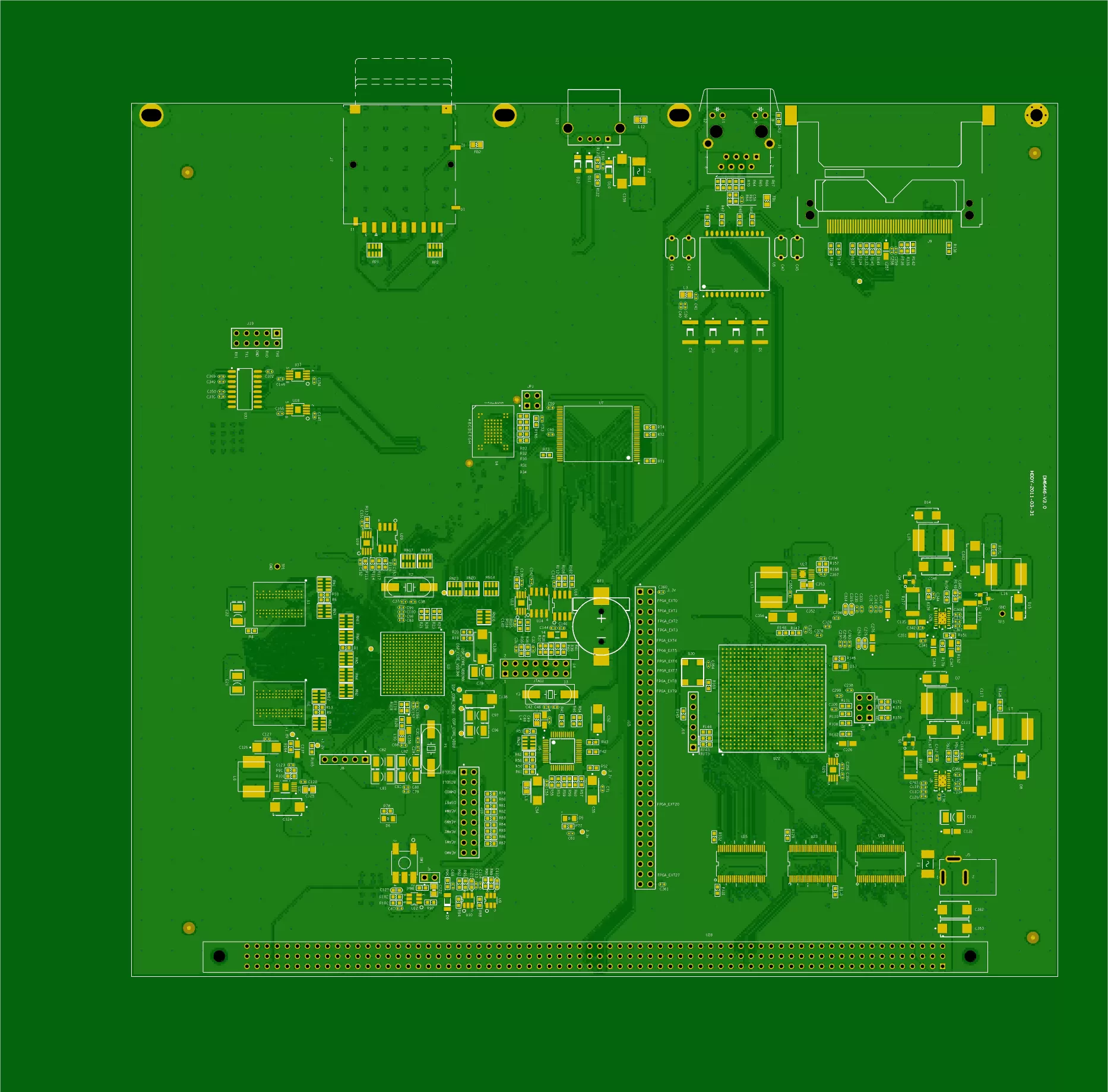 6-Layer High-Speed Communication PCB
